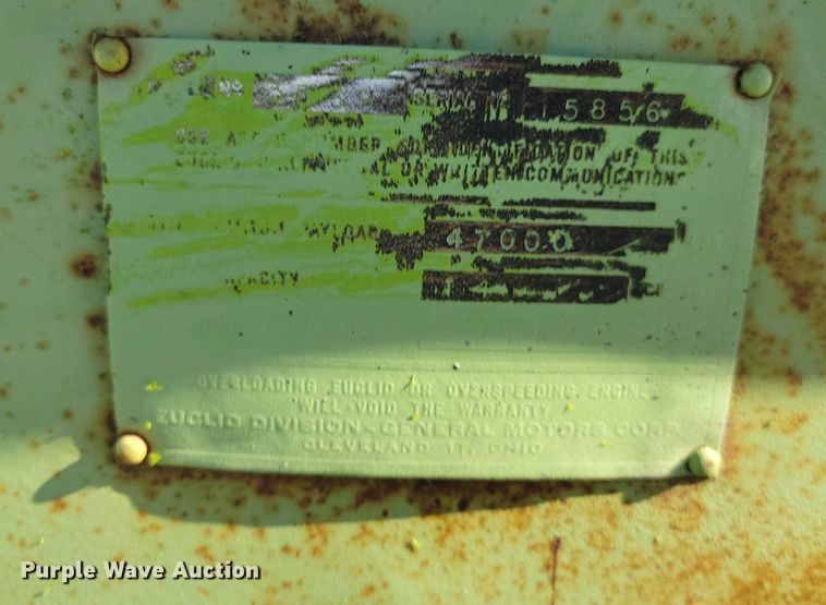 image for item LA9600 Terex TS-14 water wagon