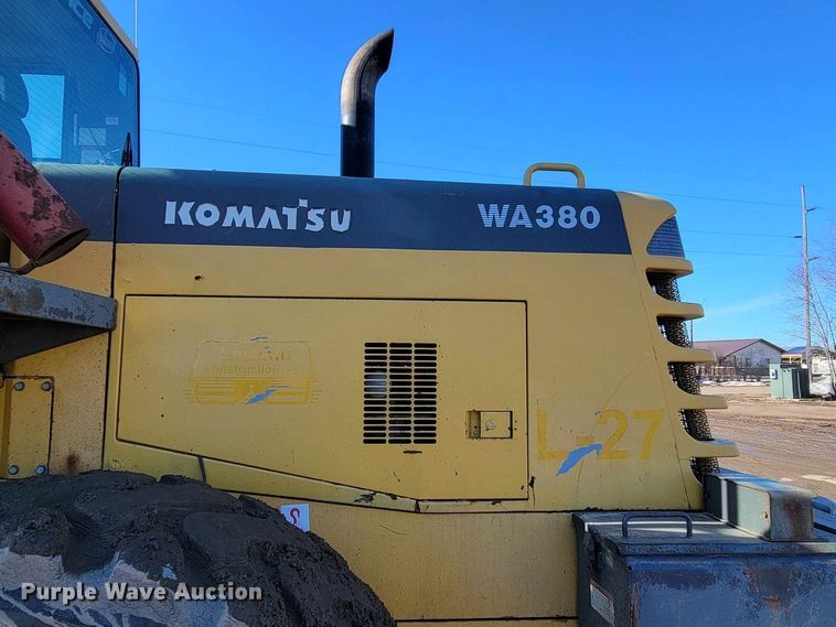 image for item LA9603 2000 Komatsu  WA380-3MC wheel loader