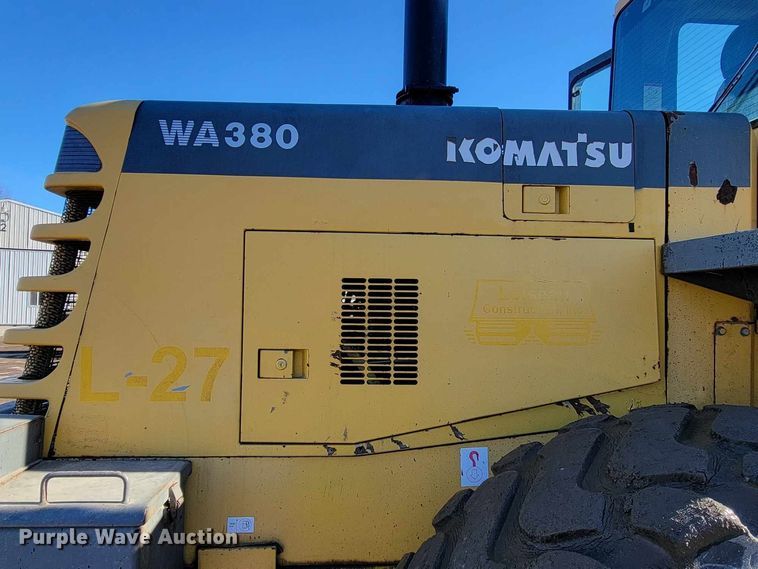 image for item LA9603 2000 Komatsu  WA380-3MC wheel loader