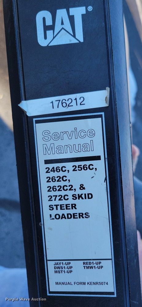 image for item LC9810 2012 Caterpillar 262C skid steer loader