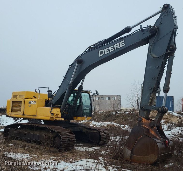 image for item LJ9498 2007 John Deere   450D LC   excavator