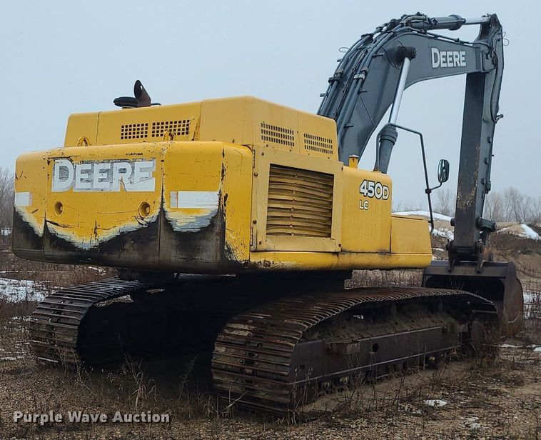 image for item LJ9498 2007 John Deere   450D LC   excavator