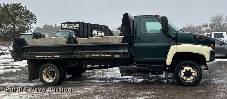 image for item LO9481 2007 GMC Kodiak dump flatbed truck
