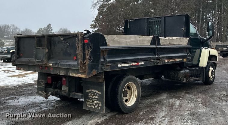 image for item LO9481 2007 GMC Kodiak dump flatbed truck