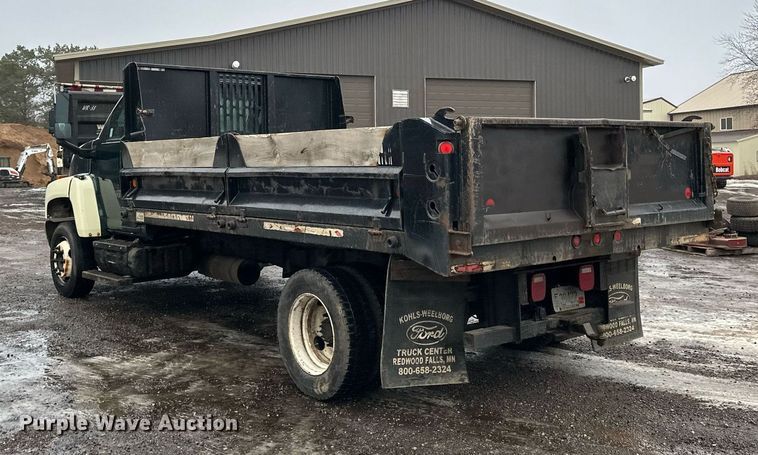 image for item LO9481 2007 GMC Kodiak dump flatbed truck