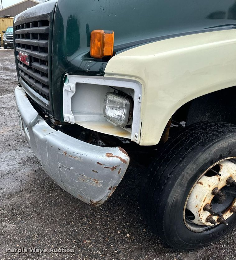 image for item LO9481 2007 GMC Kodiak dump flatbed truck