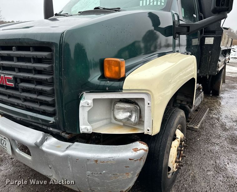 image for item LO9481 2007 GMC Kodiak dump flatbed truck