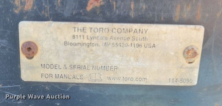 image for item MI9926 2012 Toro Dingo TX 525 compact utility loader