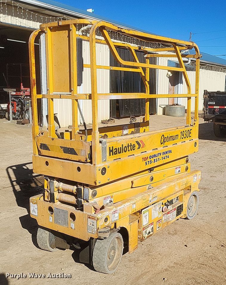 image for item MI9928 2009 Haulotte Optimum 1930E scissor lift