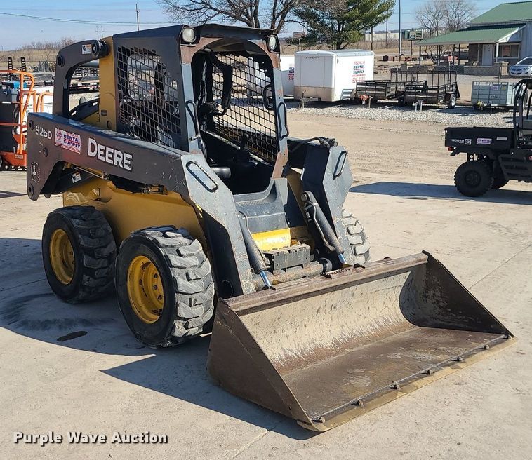 image for item MQ9601 2012 John Deere  326D skid steer loader