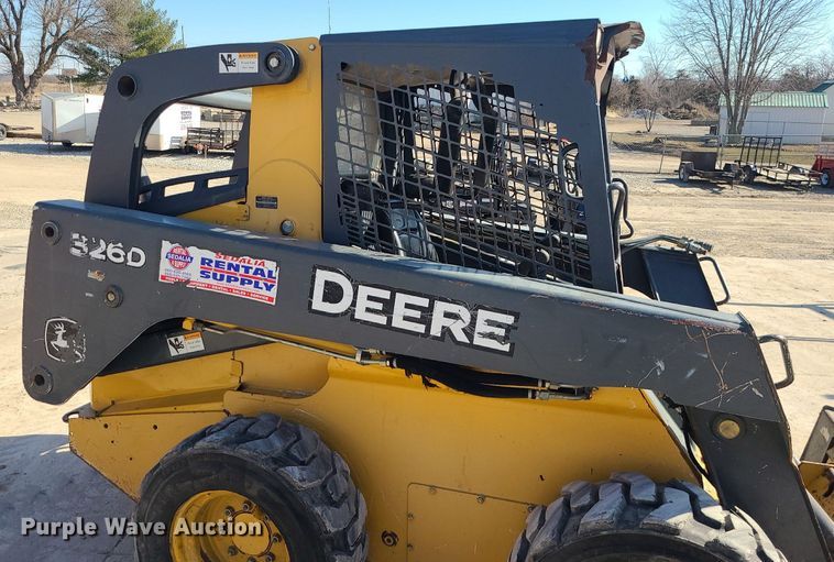 image for item MQ9601 2012 John Deere  326D skid steer loader