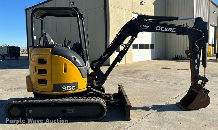 image for item NA9785 2020 John Deere 35G mini excavator