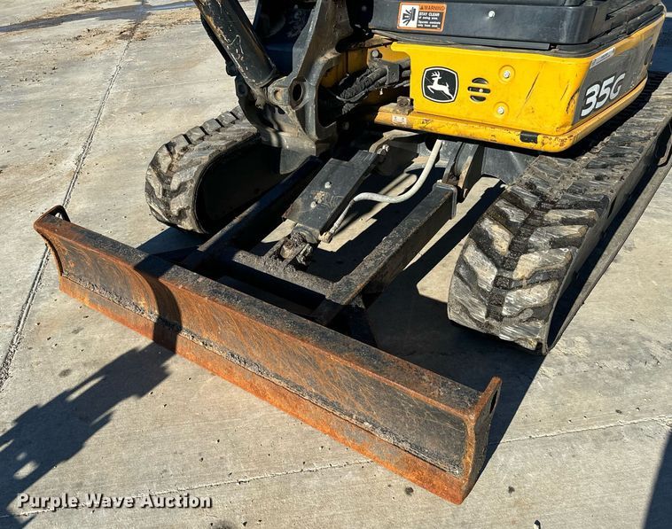 image for item NA9785 2020 John Deere 35G mini excavator
