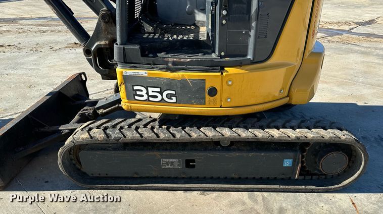 image for item NA9785 2020 John Deere 35G mini excavator