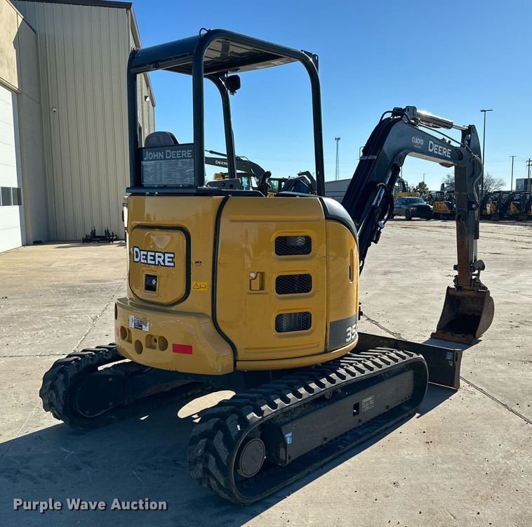 image for item NA9786 2020 John Deere 35G mini excavator
