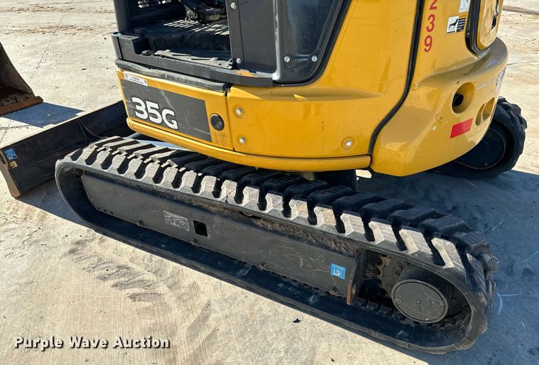 image for item NA9786 2020 John Deere 35G mini excavator