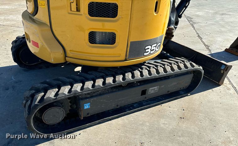 image for item NA9786 2020 John Deere 35G mini excavator