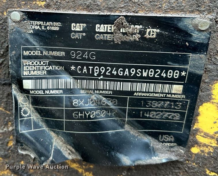 image for item NE9749 2003 Caterpillar 924G wheel loader