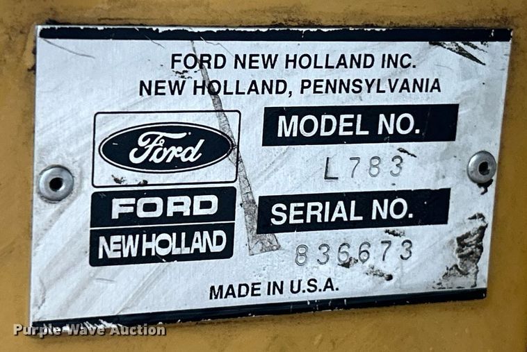 image for item NE9753 1993 New Holland L783 skid steer loader
