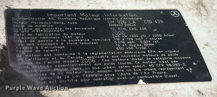 image for item NE9782 2007 Sterling  L8500 dump truck