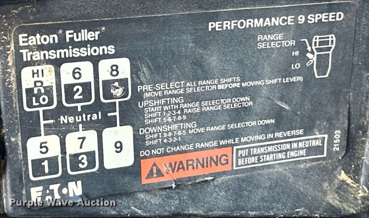 image for item NE9785 1997 International 8100 dump truck