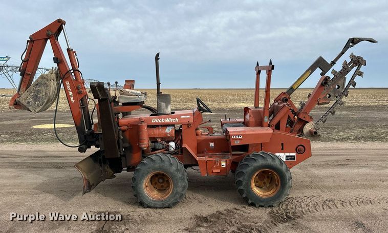 image for item NJ9283 1978 Ditch Witch R40 trencher