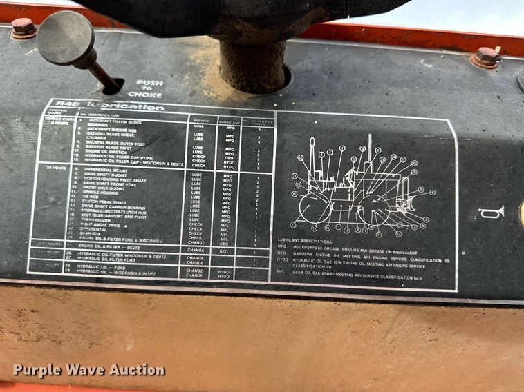 image for item NJ9283 1978 Ditch Witch R40 trencher