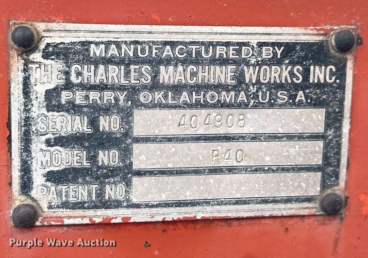 image for item NJ9283 1978 Ditch Witch R40 trencher