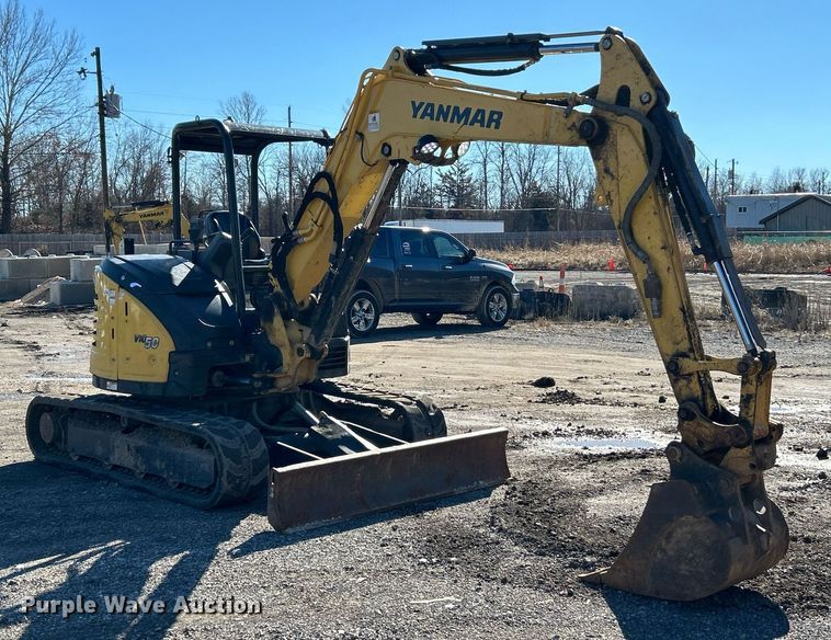 image for item NJ9512 2019 Yanmar ViO50-6A mini excavator