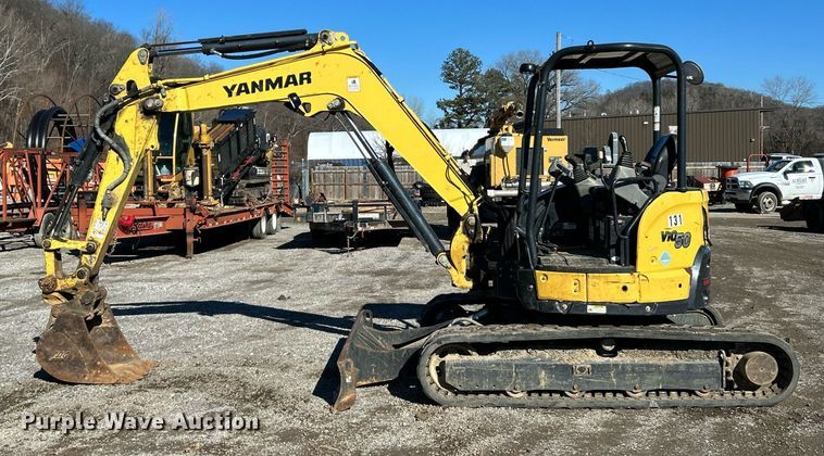 image for item NJ9512 2019 Yanmar ViO50-6A mini excavator