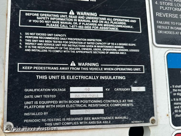 image for item NM9253 2014 Ford F550 Super Duty XL bucket truck