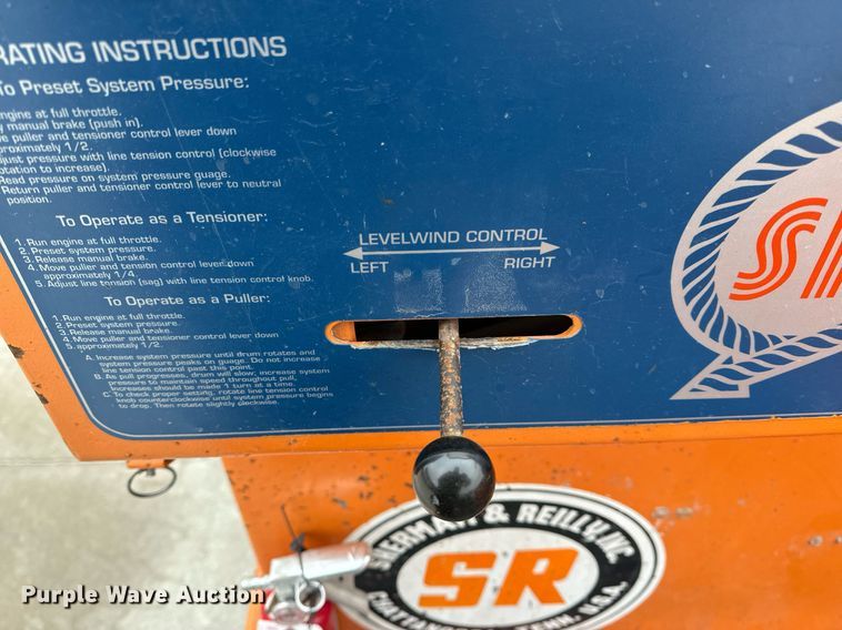 image for item NM9257 1999 Sherman & Reilly PT-3366 cable tensioner trailer 