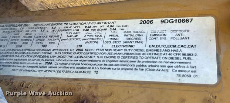 image for item NM9270 2007 Sterling  sewer jetter truck