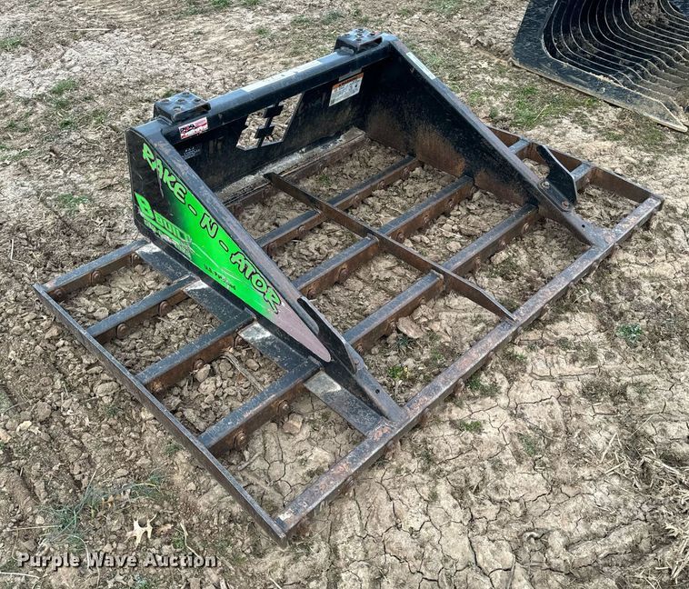 image for item NM9292 BBuilt  Rake-N-Ator skid steer land leveler