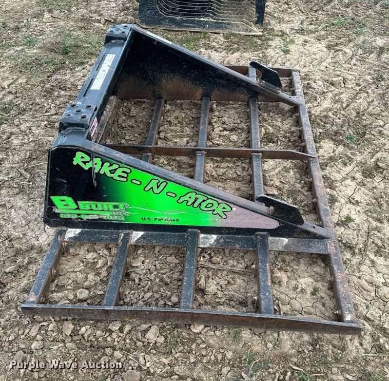 image for item NM9292 BBuilt  Rake-N-Ator skid steer land leveler