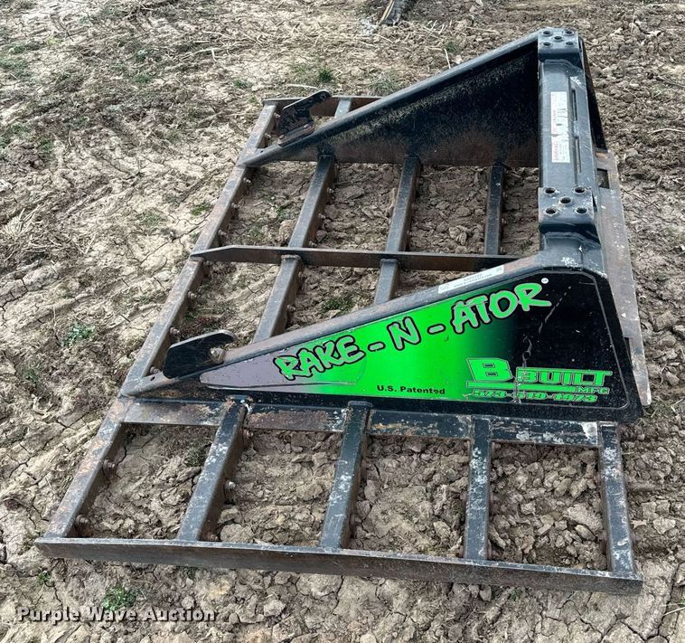 image for item NM9292 BBuilt  Rake-N-Ator skid steer land leveler