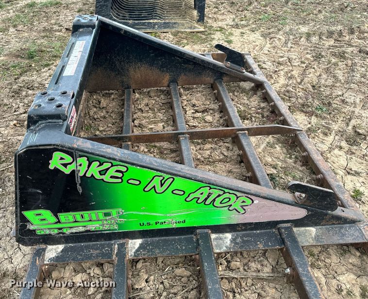 image for item NM9292 BBuilt  Rake-N-Ator skid steer land leveler