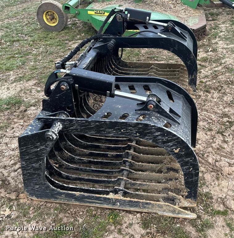 image for item NM9296 Jenkins Iron and Steel skid steer rock grapple bucket