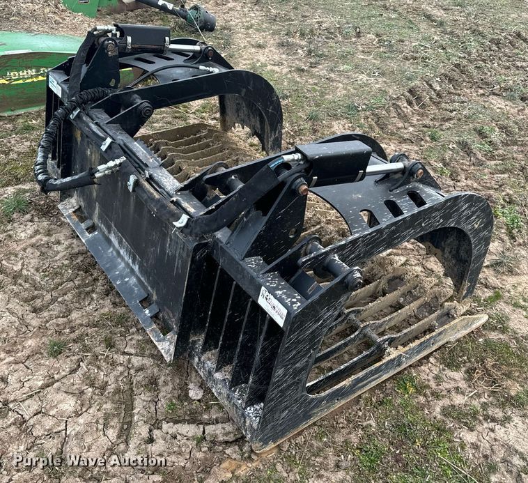 image for item NM9296 Jenkins Iron and Steel skid steer rock grapple bucket