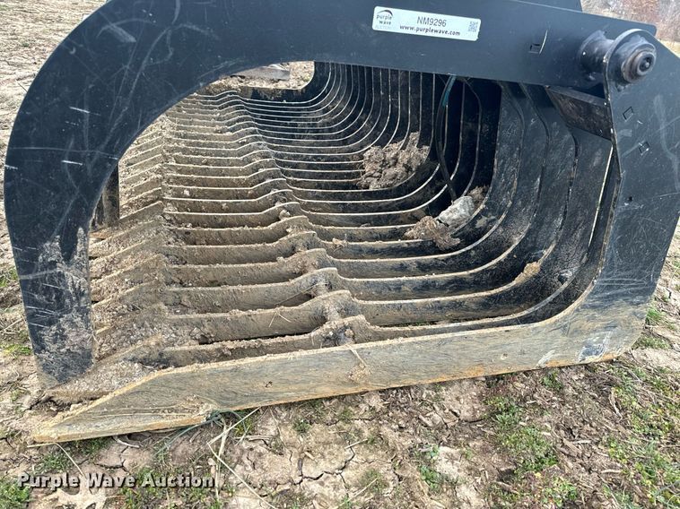 image for item NM9296 Jenkins Iron and Steel skid steer rock grapple bucket