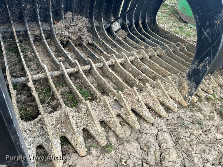 image for item NM9296 Jenkins Iron and Steel skid steer rock grapple bucket