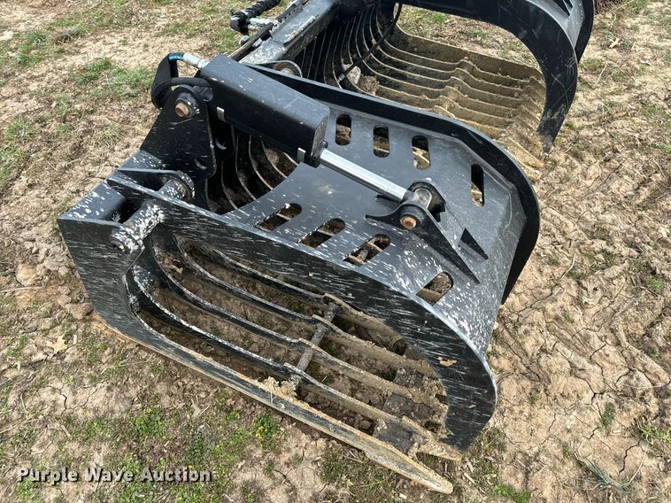 image for item NM9296 Jenkins Iron and Steel skid steer rock grapple bucket