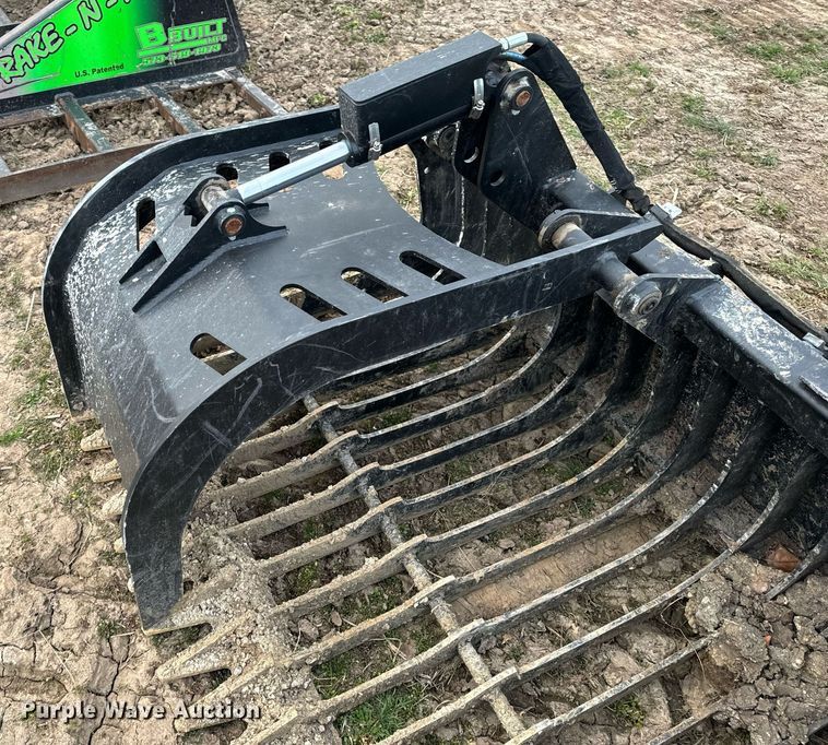 image for item NM9296 Jenkins Iron and Steel skid steer rock grapple bucket