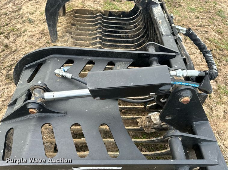 image for item NM9296 Jenkins Iron and Steel skid steer rock grapple bucket