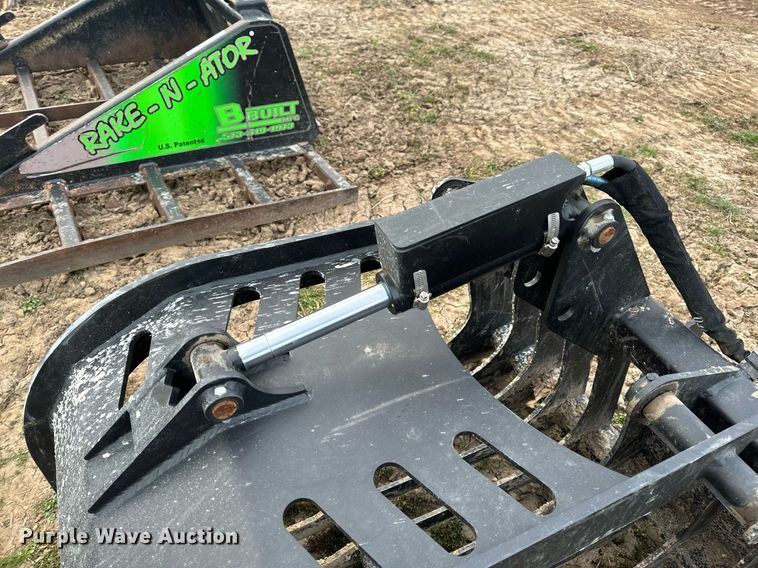 image for item NM9296 Jenkins Iron and Steel skid steer rock grapple bucket