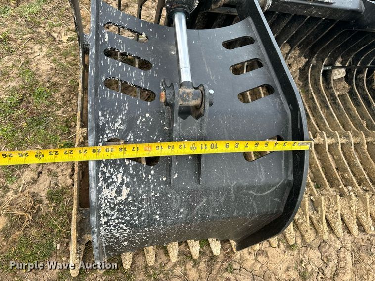 image for item NM9296 Jenkins Iron and Steel skid steer rock grapple bucket