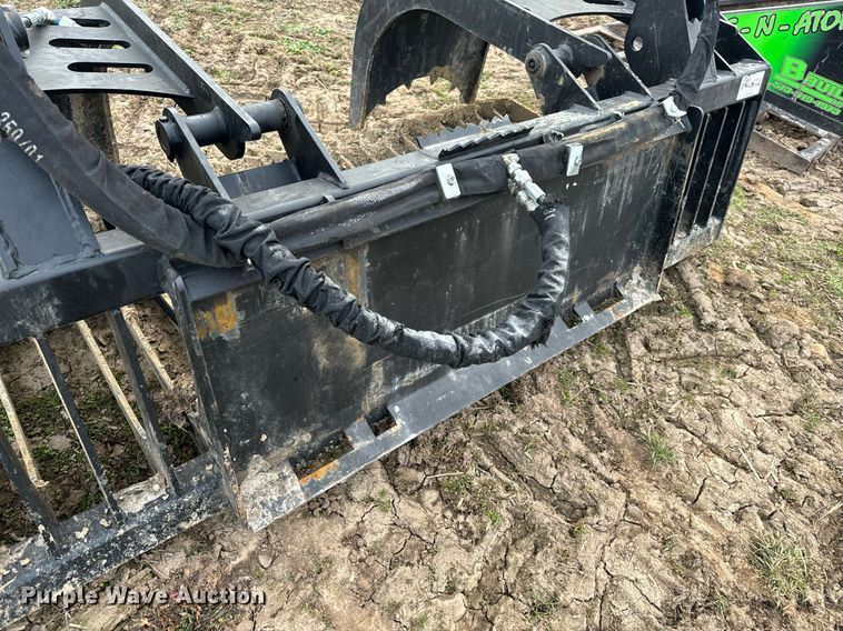 image for item NM9296 Jenkins Iron and Steel skid steer rock grapple bucket