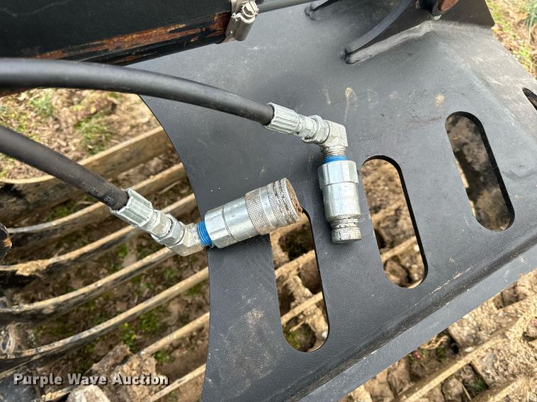 image for item NM9296 Jenkins Iron and Steel skid steer rock grapple bucket