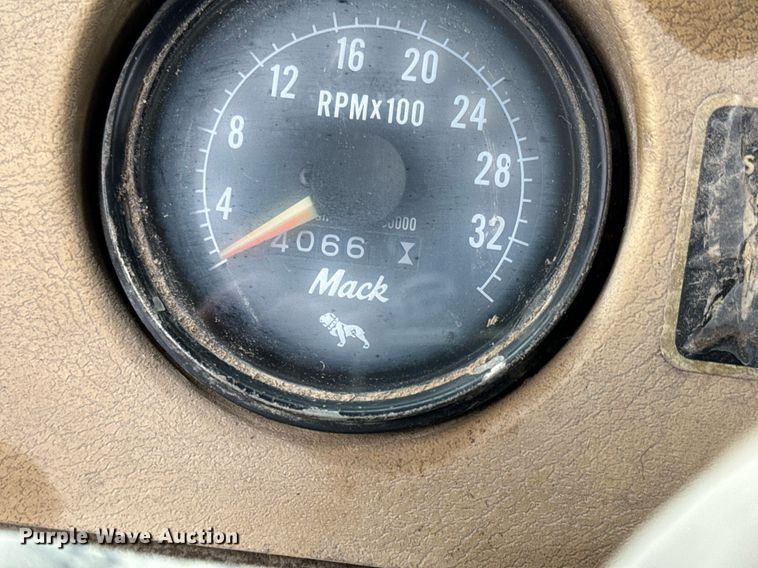 image for item NN9368 1979 Mack cable tool rig truck