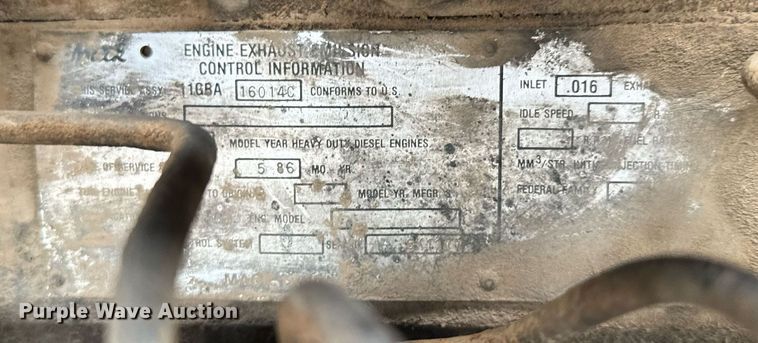 image for item NN9368 1979 Mack cable tool rig truck